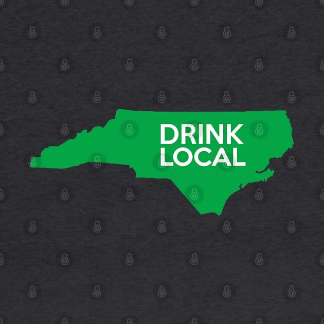 North Carolina Drink Local NC Green by mindofstate